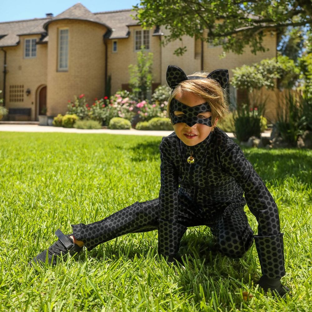 Cat Noir Child Dress Up - Size 5/6 Years