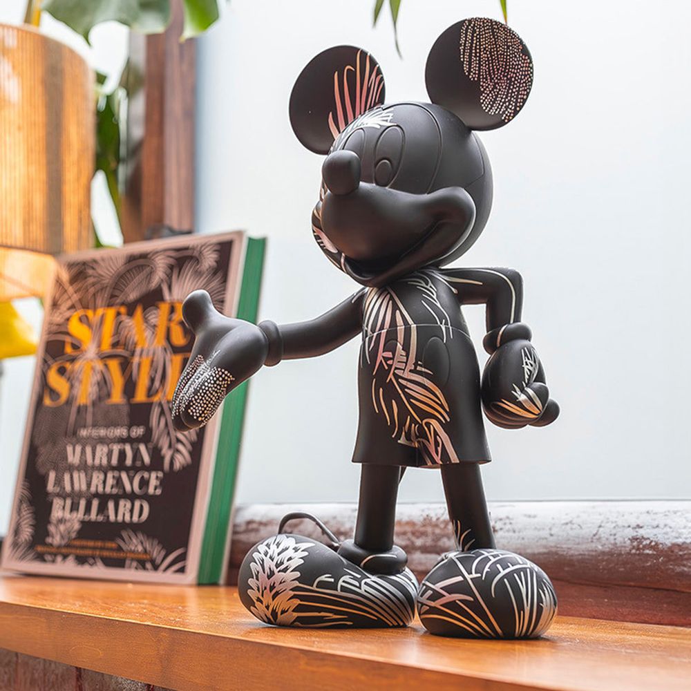 Mickey Mouse 12" Star Style Martyn Lawrence Bullard Figurine - Black & Silver