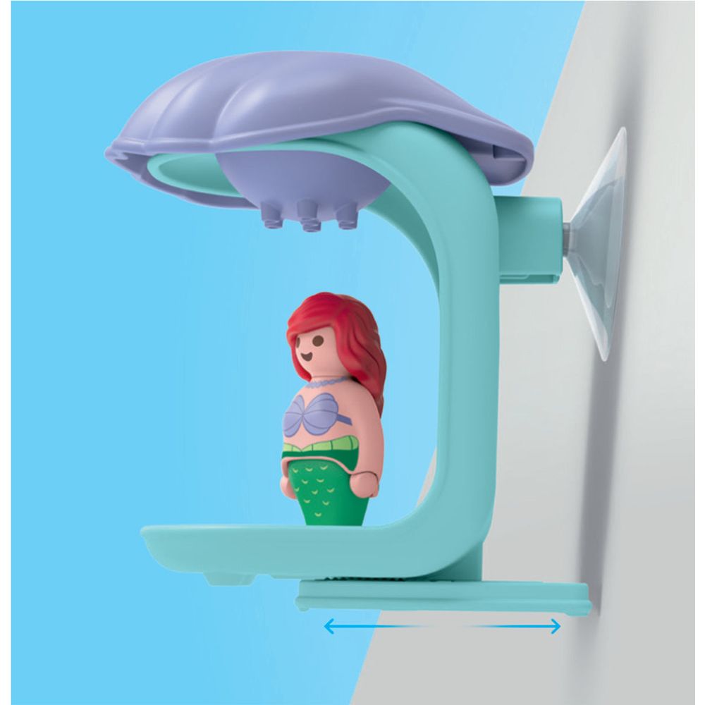 Playmobil Junior & Disney: Ariel's Shell Shower Playset