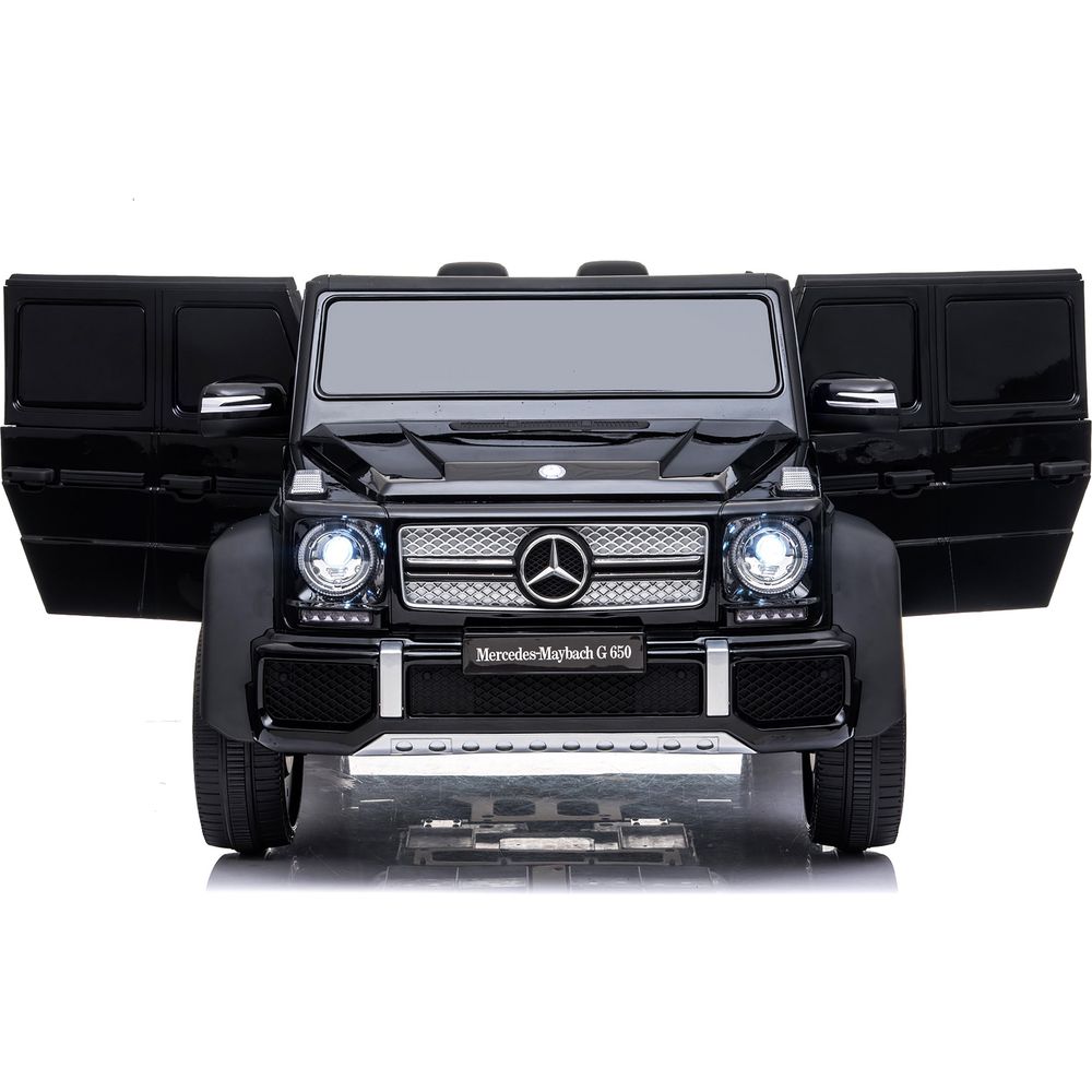 Freddo - 12V Mercedes Maybach G650 Landaulet 1-Seater Ride-On Car - Black - Outdoor