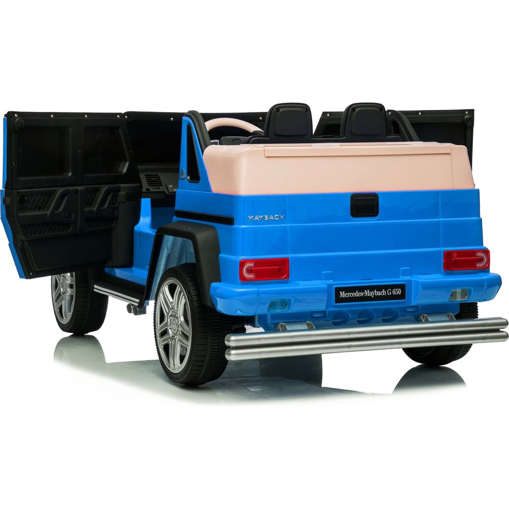 Freddo - 12V Mercedes Maybach G650 Landaulet 1-Seater Ride-On Car - Blue - Outdoor