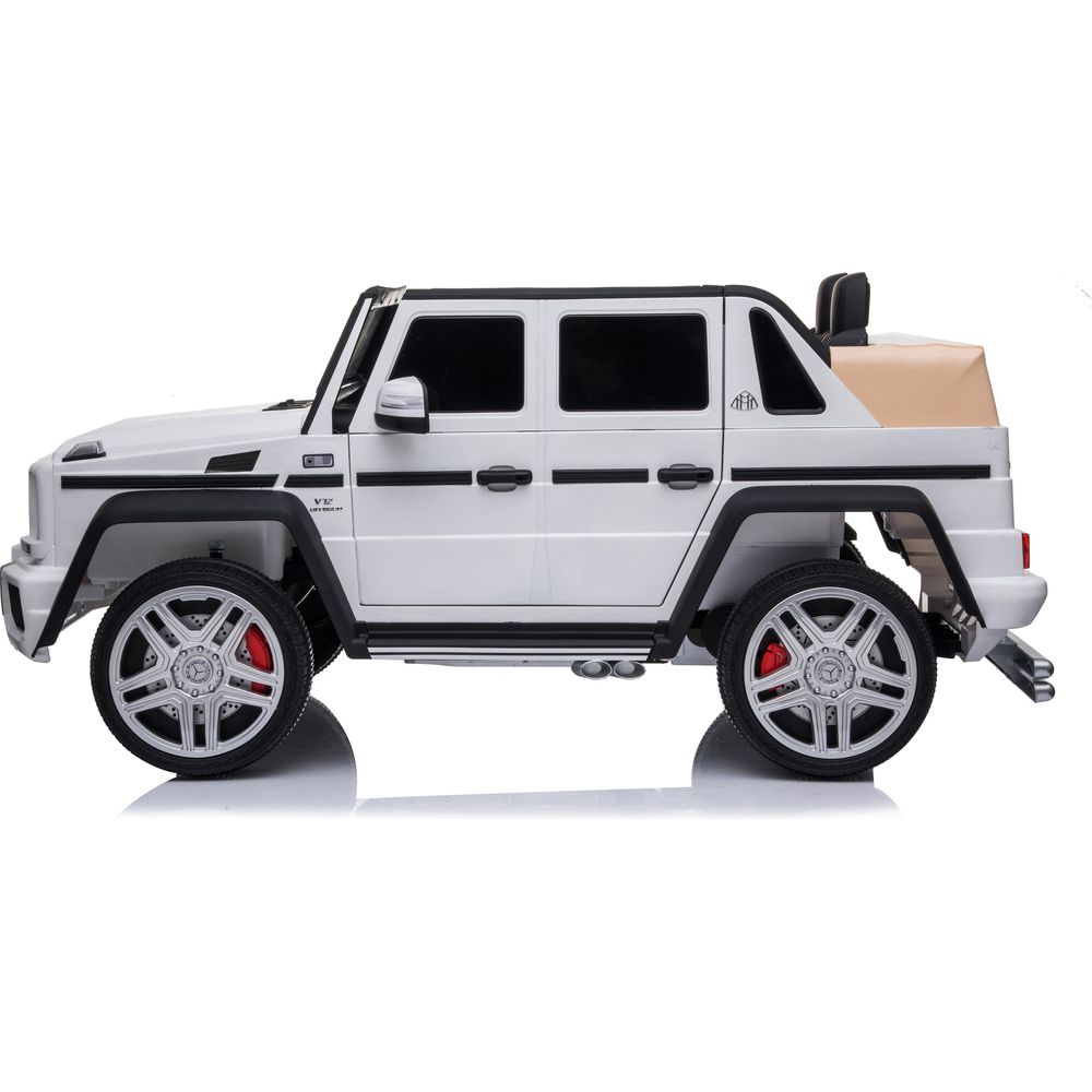 Freddo - 12V Mercedes Maybach G650 Landaulet 1-Seater Ride-On Car - White - Outdoor