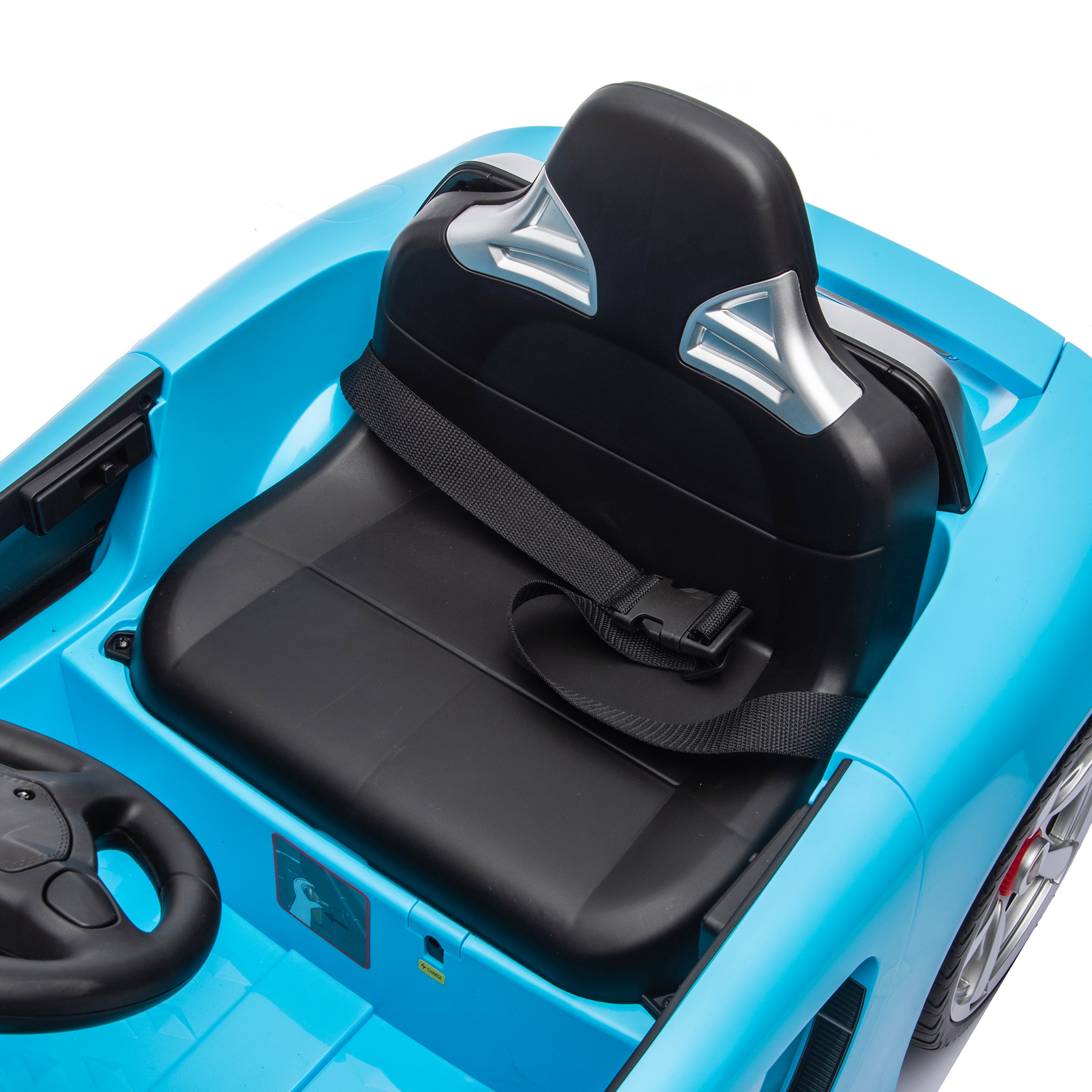 Freddo - 12V Porsche Carrera GT 1 Seater Ride On Car - Blue - Outdoor