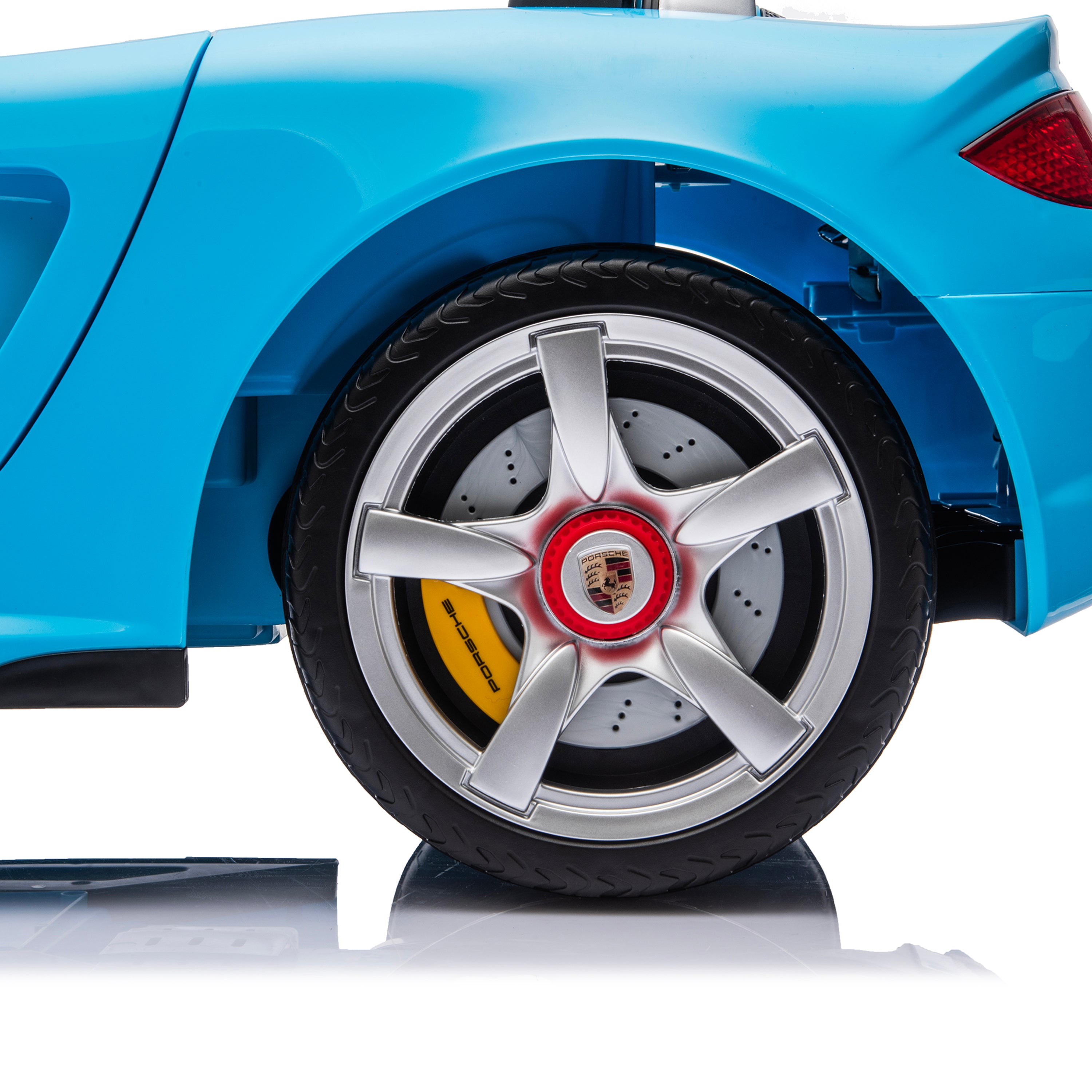 Freddo - 12V Porsche Carrera GT 1 Seater Ride On Car - Blue - Outdoor