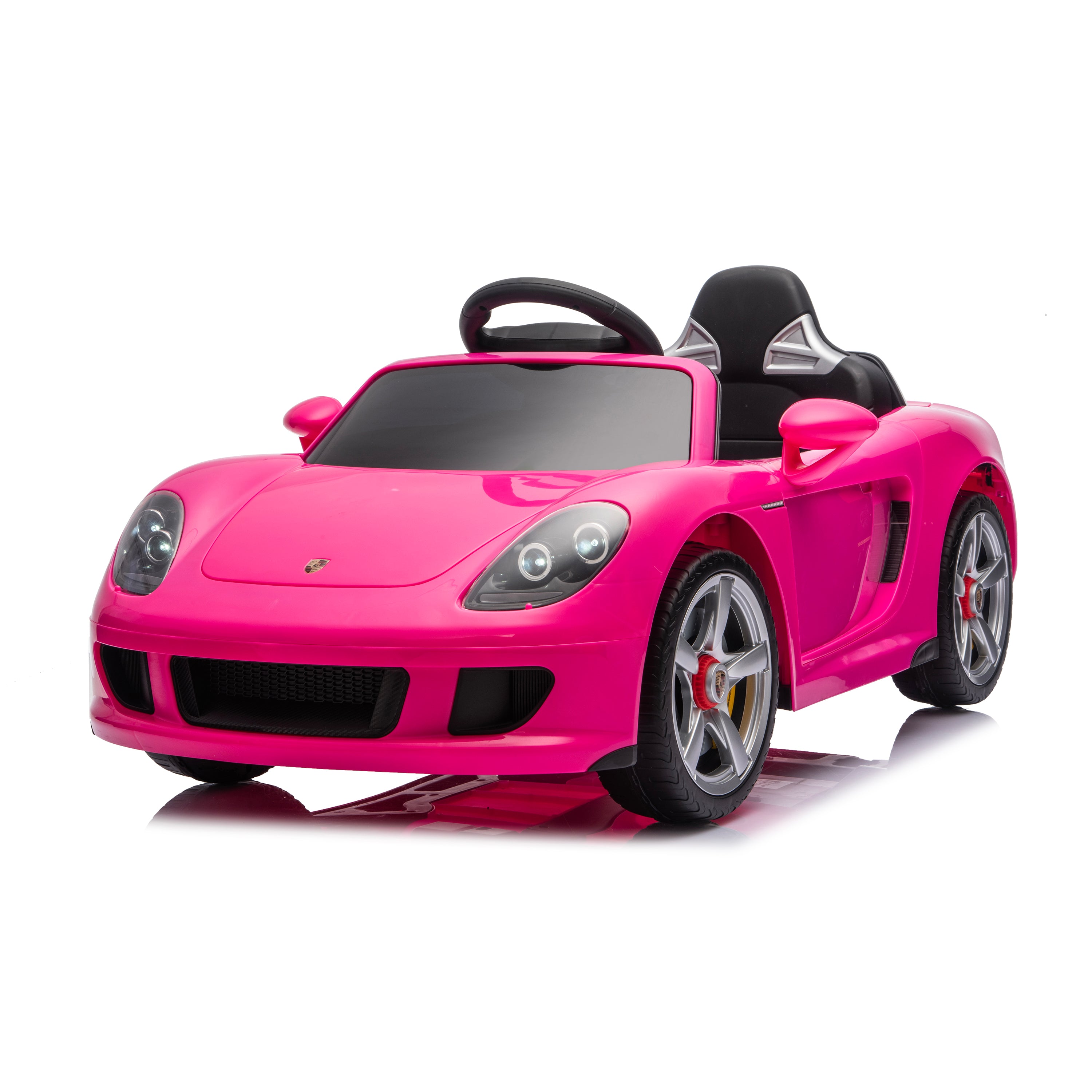 Freddo - 12V Porsche Carrera GT 1 Seater Ride On Car - Pink - Outdoor