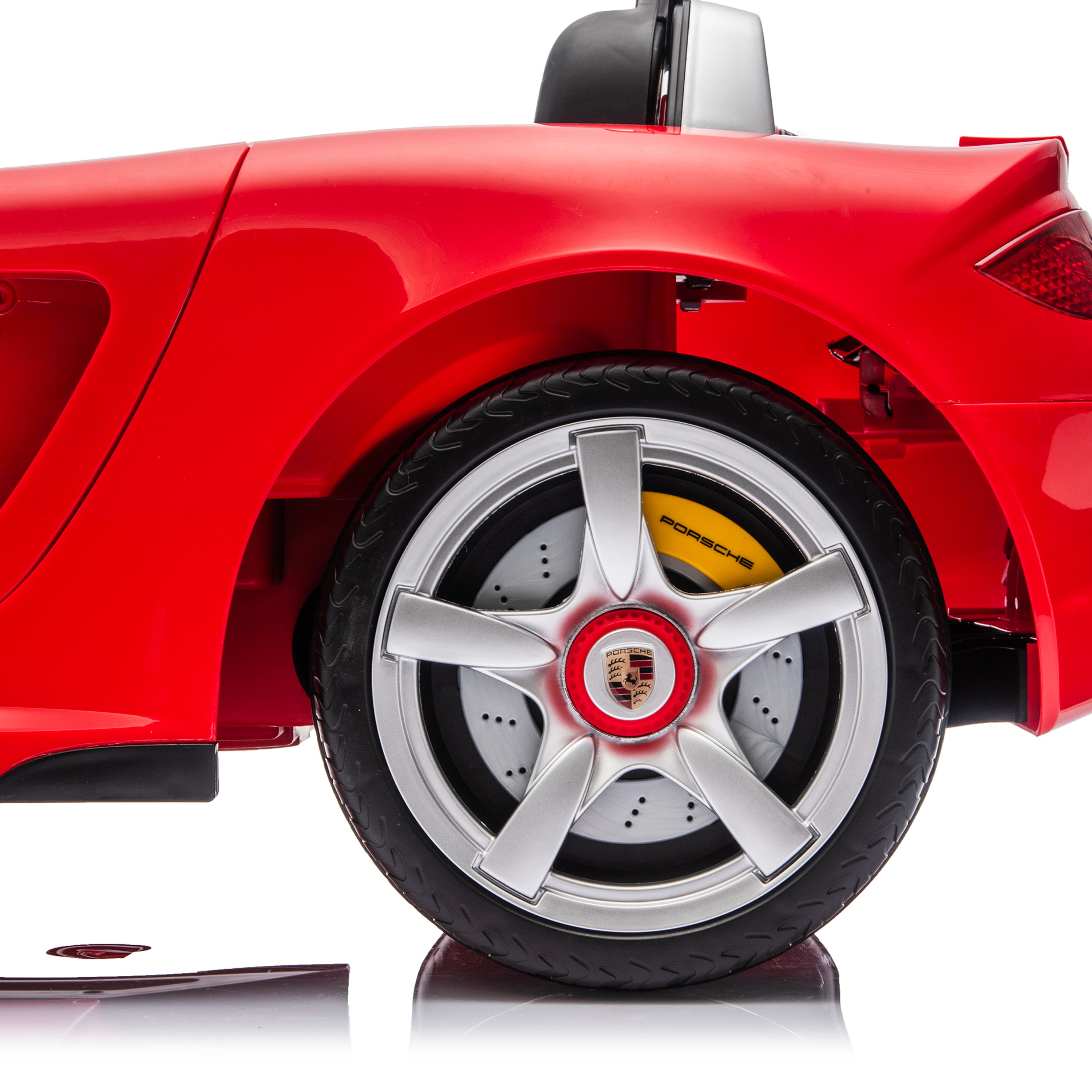 Freddo - 12V Porsche Carrera GT 1 Seater Ride On Car - Red - Outdoor