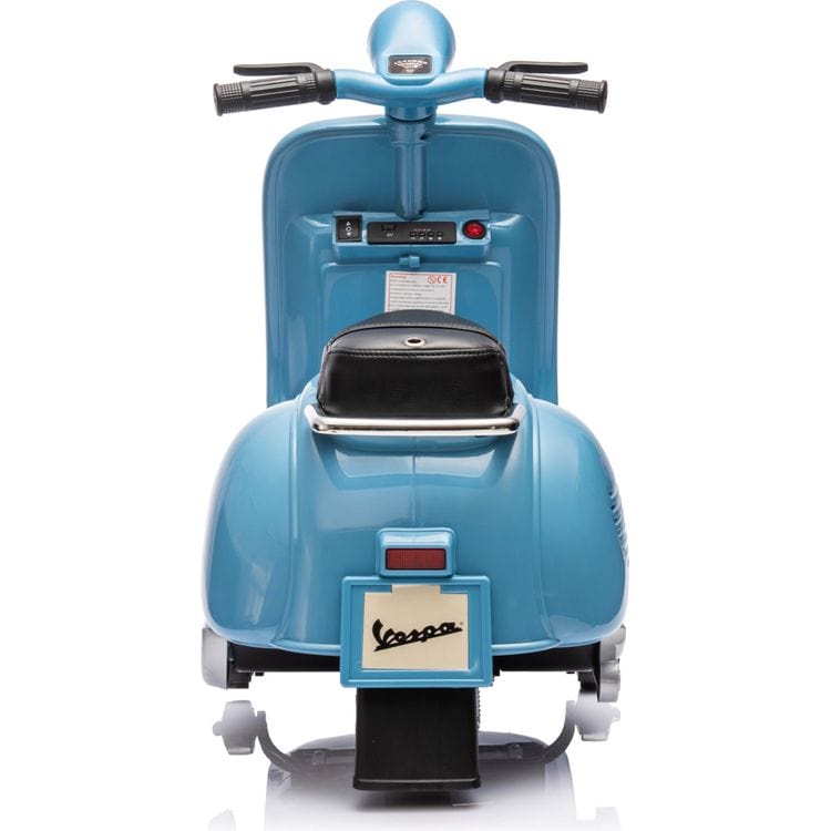 Freddo - 12V Vespa Electric Ride-On Scooter - Blue - Outdoor