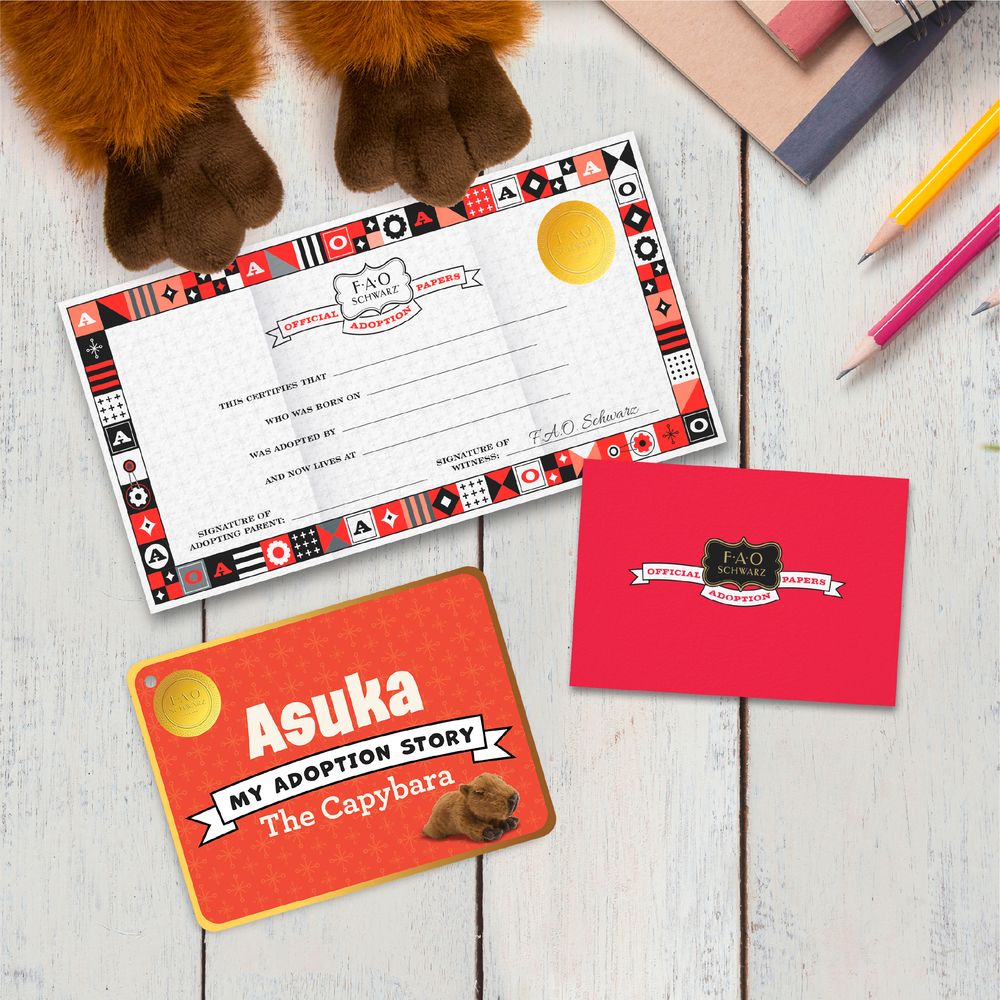 FAO Schwarz - 15” Adopt-A-Pets Plush Capybara - Plush