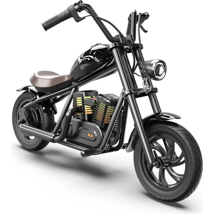 Hyper Gogo Challenger 12 Plus Kids Motorcycle - Black