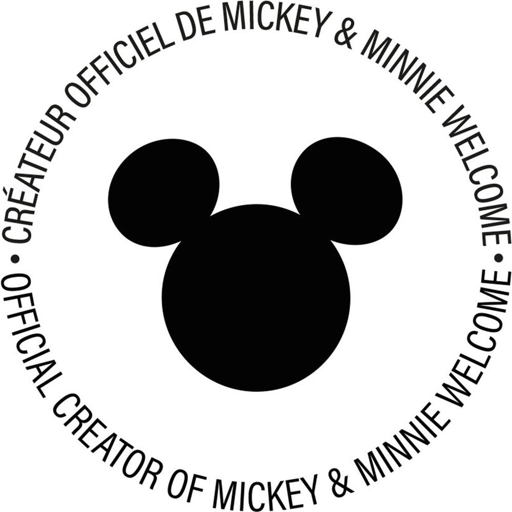 Mickey Mouse 12" Welcome Studio Figurine - White & Gold