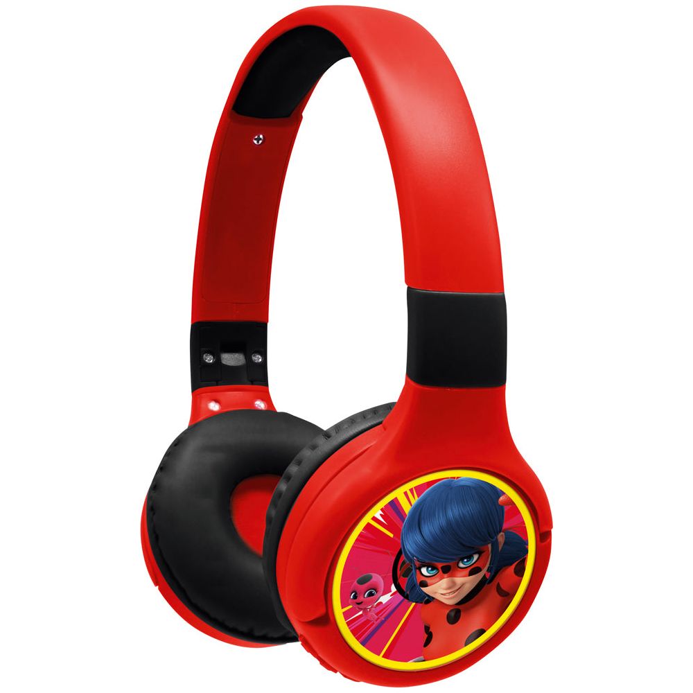 Miraculous - 2 in 1 Bluetooth & Wired Foldable Headphones - Preschool