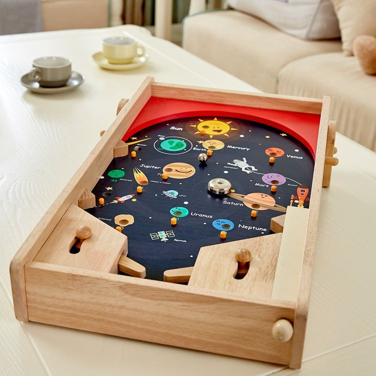Hape - 2 in 1 Tabletop Game: Pinball & Soccer - Preschool