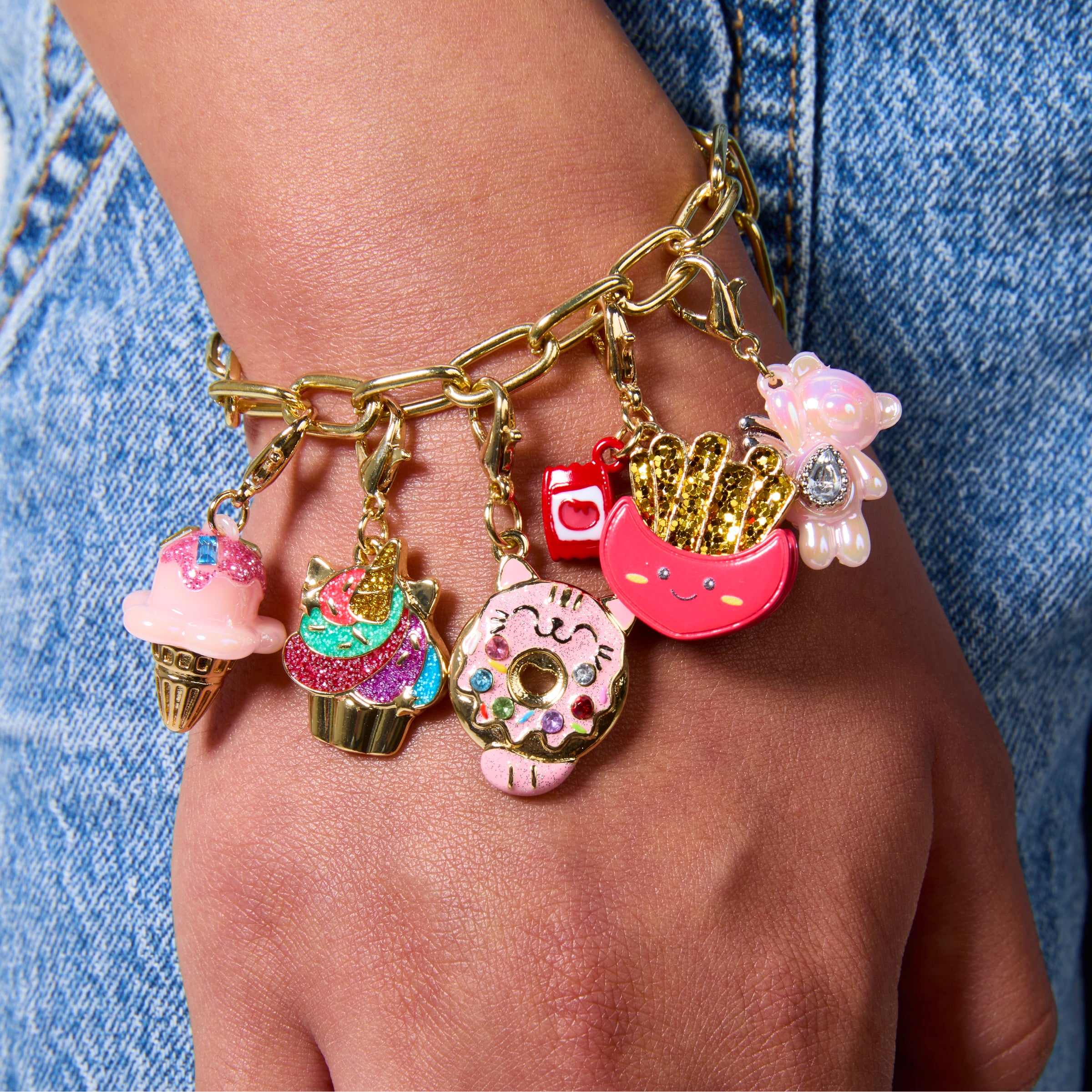 Charm Squad Kitty Donut Charm