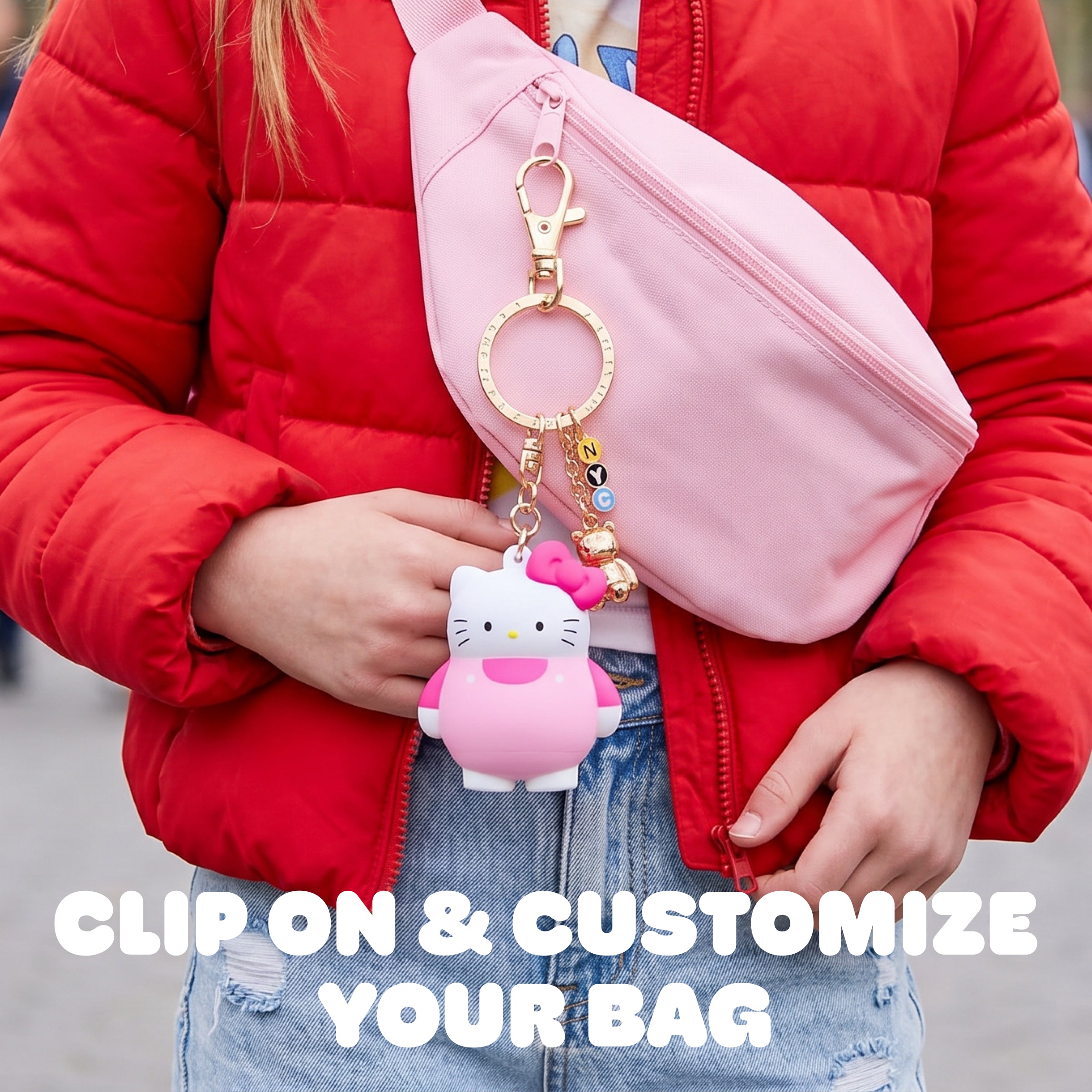 Sanrio Hello Kitty Vinyl Blob Bag Charm