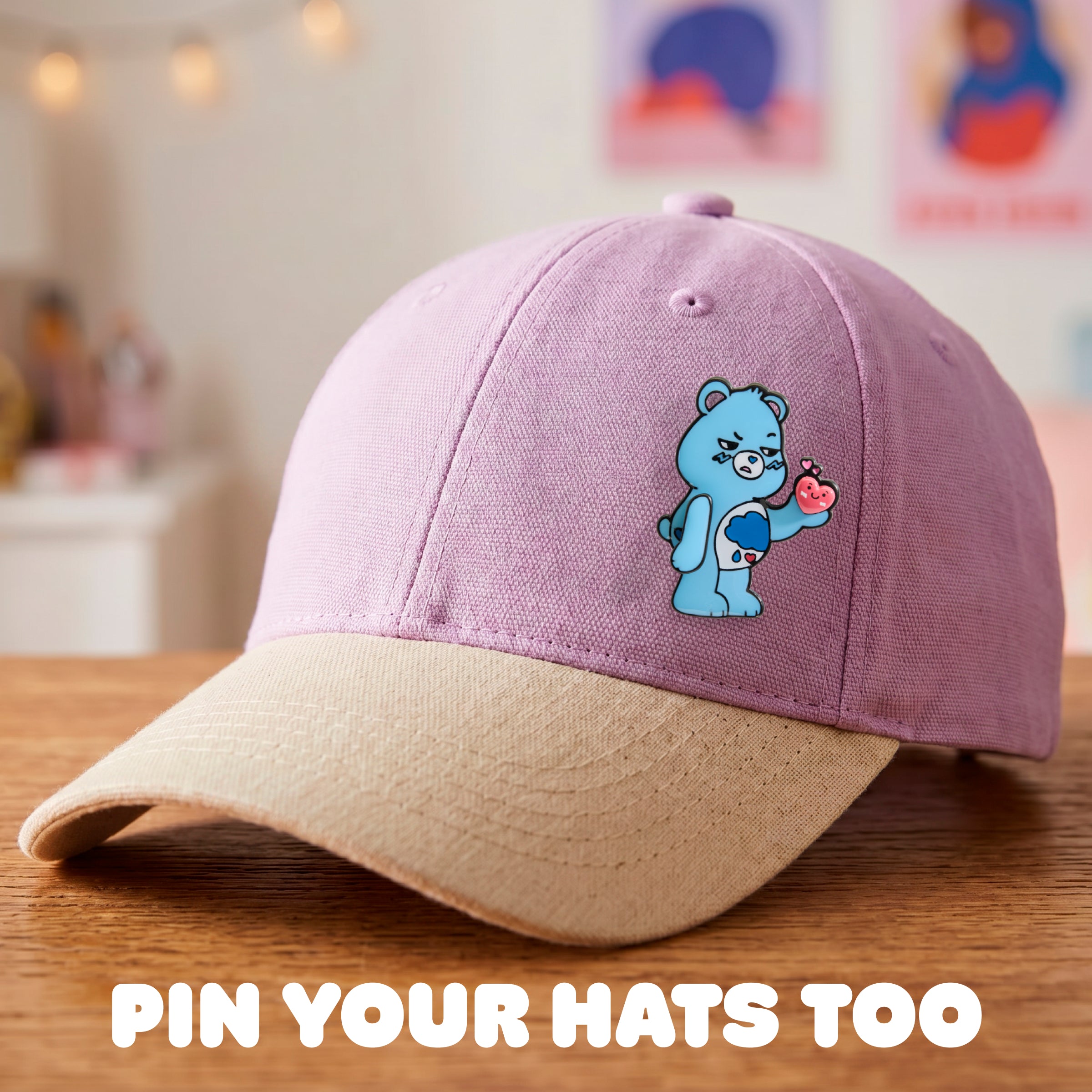 FAO Schwarz x Care Bears Grumpy Bear Enamel Pin