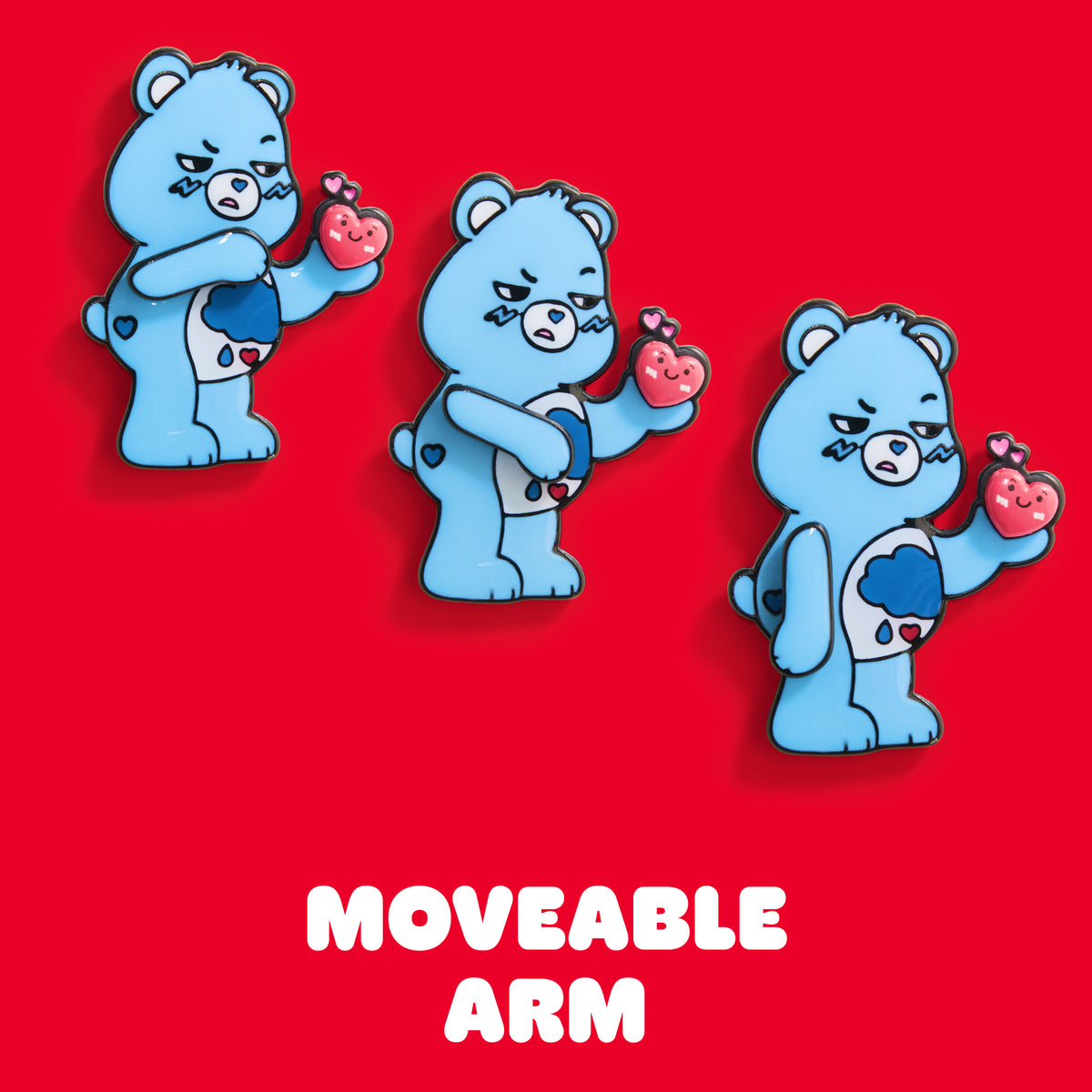 FAO Schwarz x Care Bears Grumpy Bear Enamel Pin