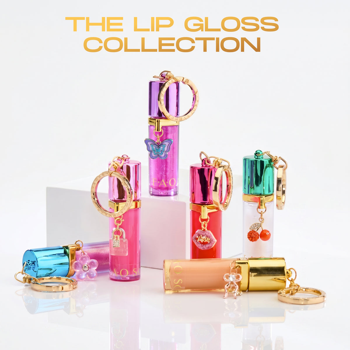 Lip Gloss Keychain – Glitter Glaze