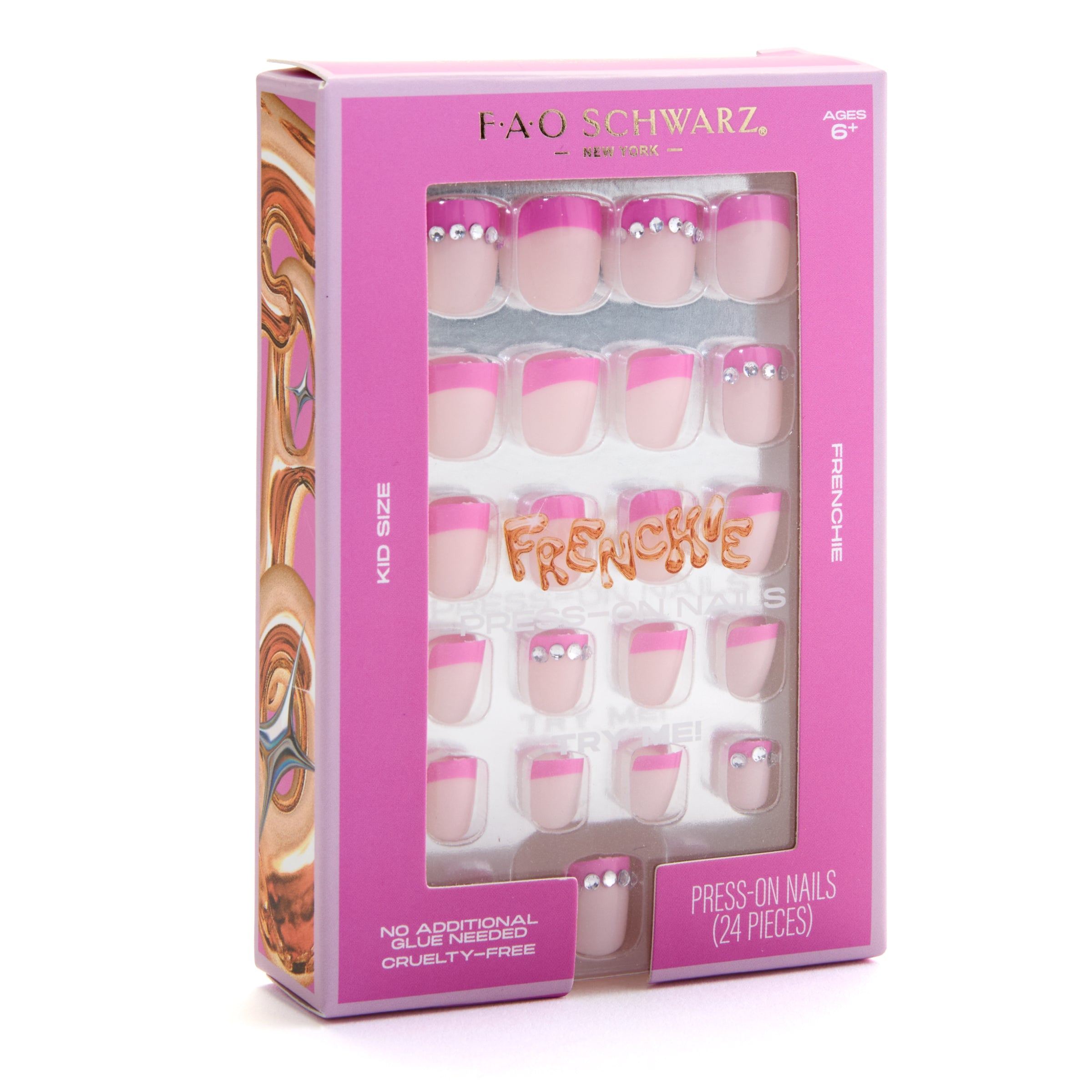 Press-On Nails 24 Piece - Frenchie