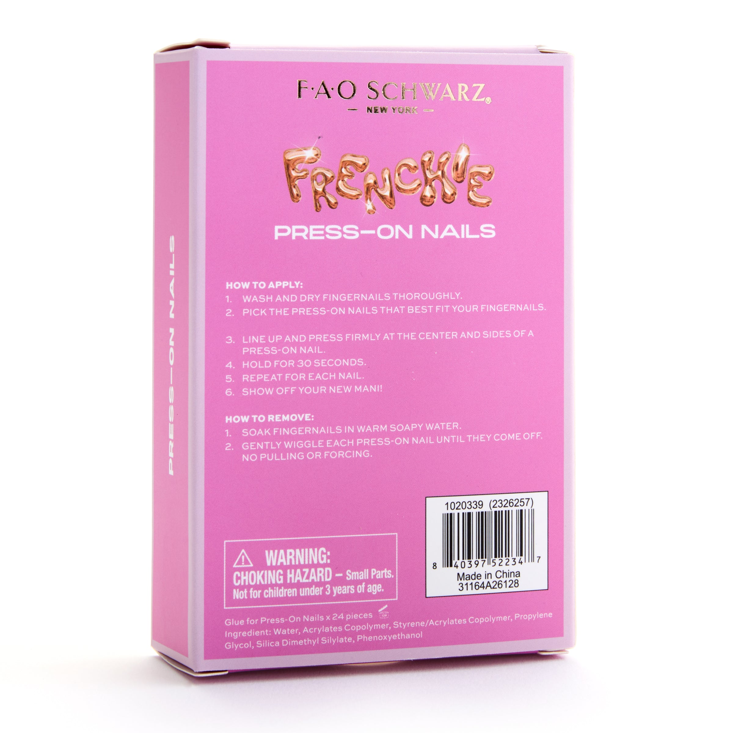 Press-On Nails 24 Piece - Frenchie
