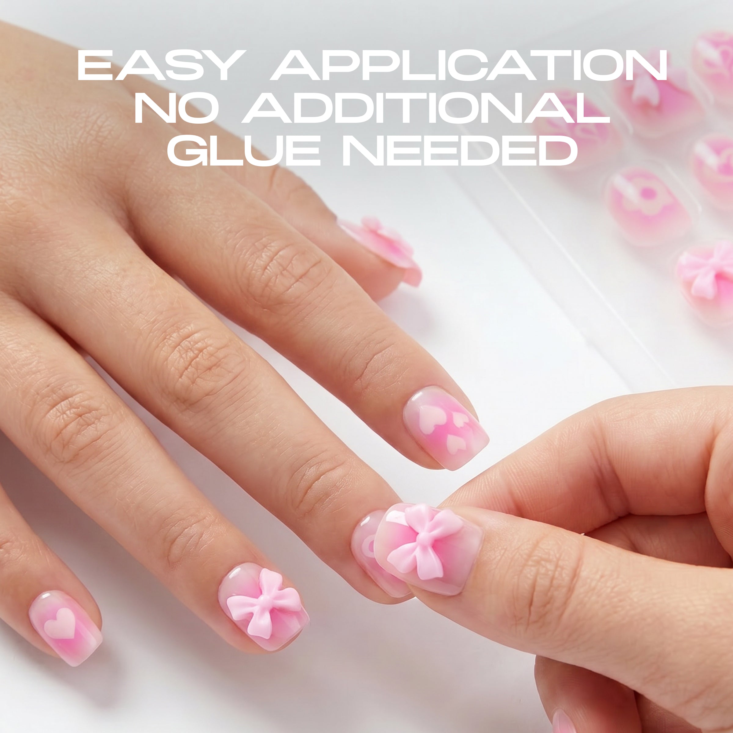 Press-On Nails 24 Piece – Heart Beat
