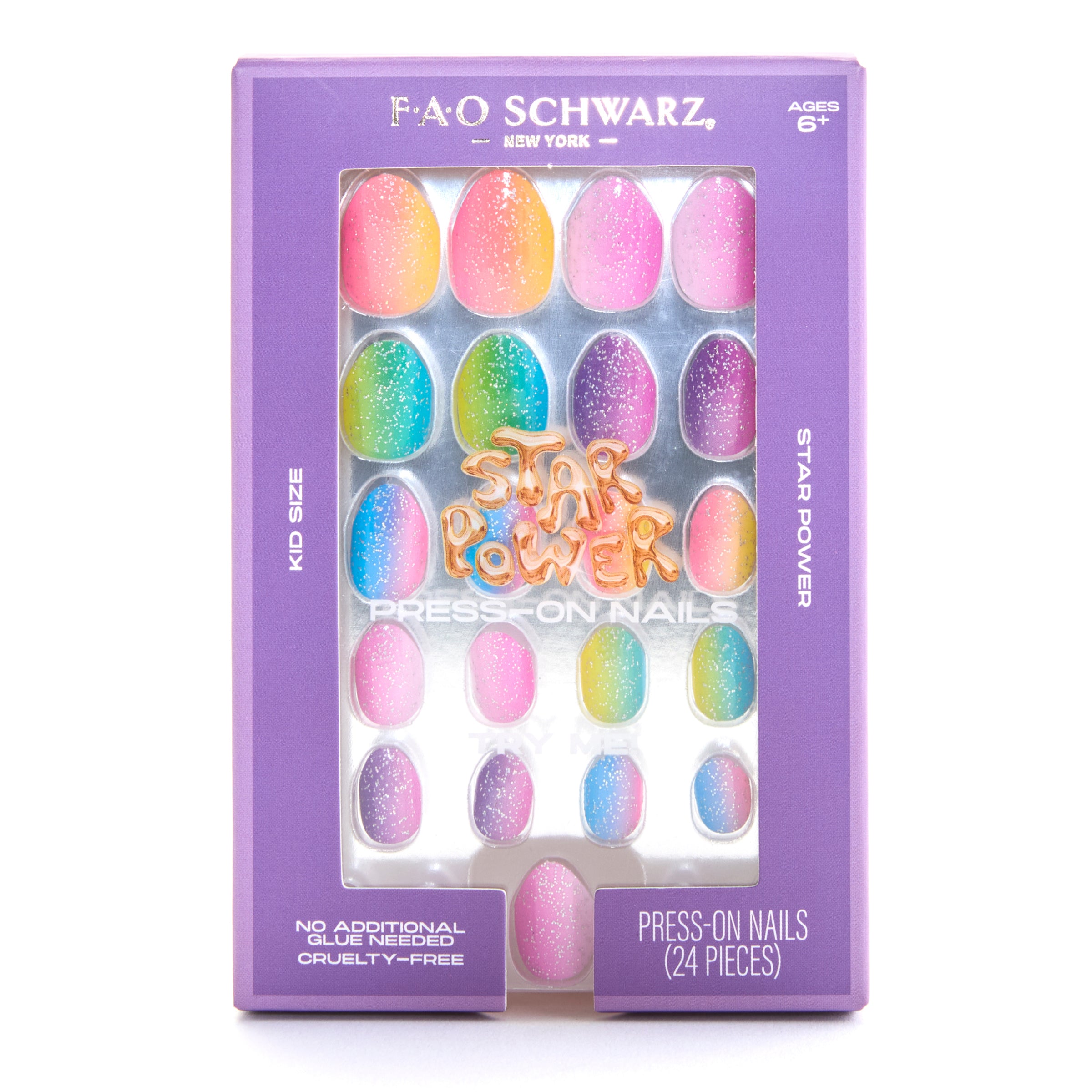 Press-On Nails 24 Piece – Star Power