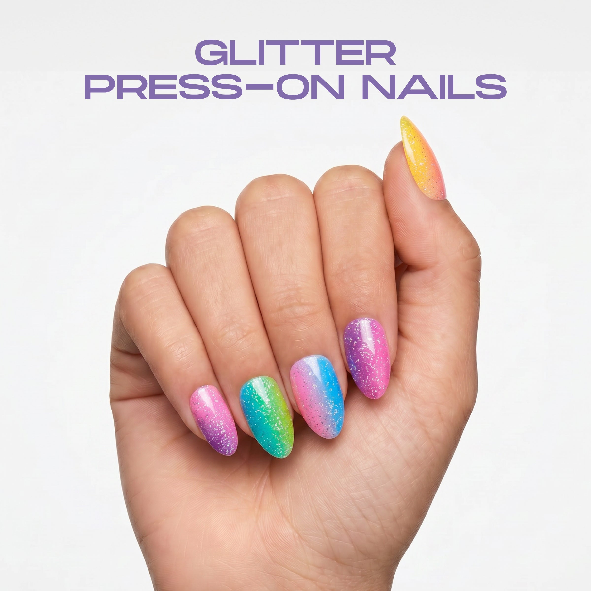 Press-On Nails 24 Piece – Star Power