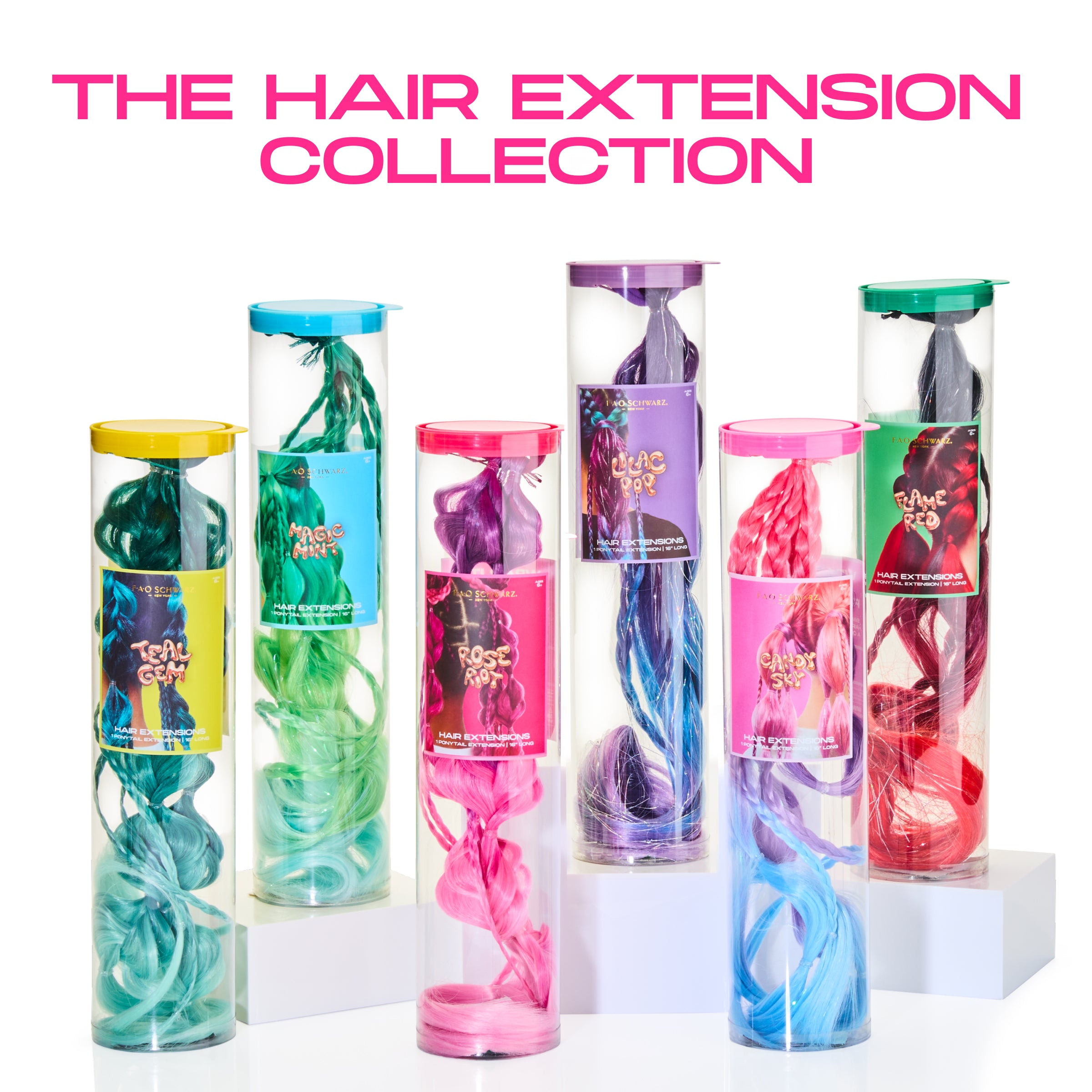 20” Wrap Ponytail Hair Extension – Candy Sky