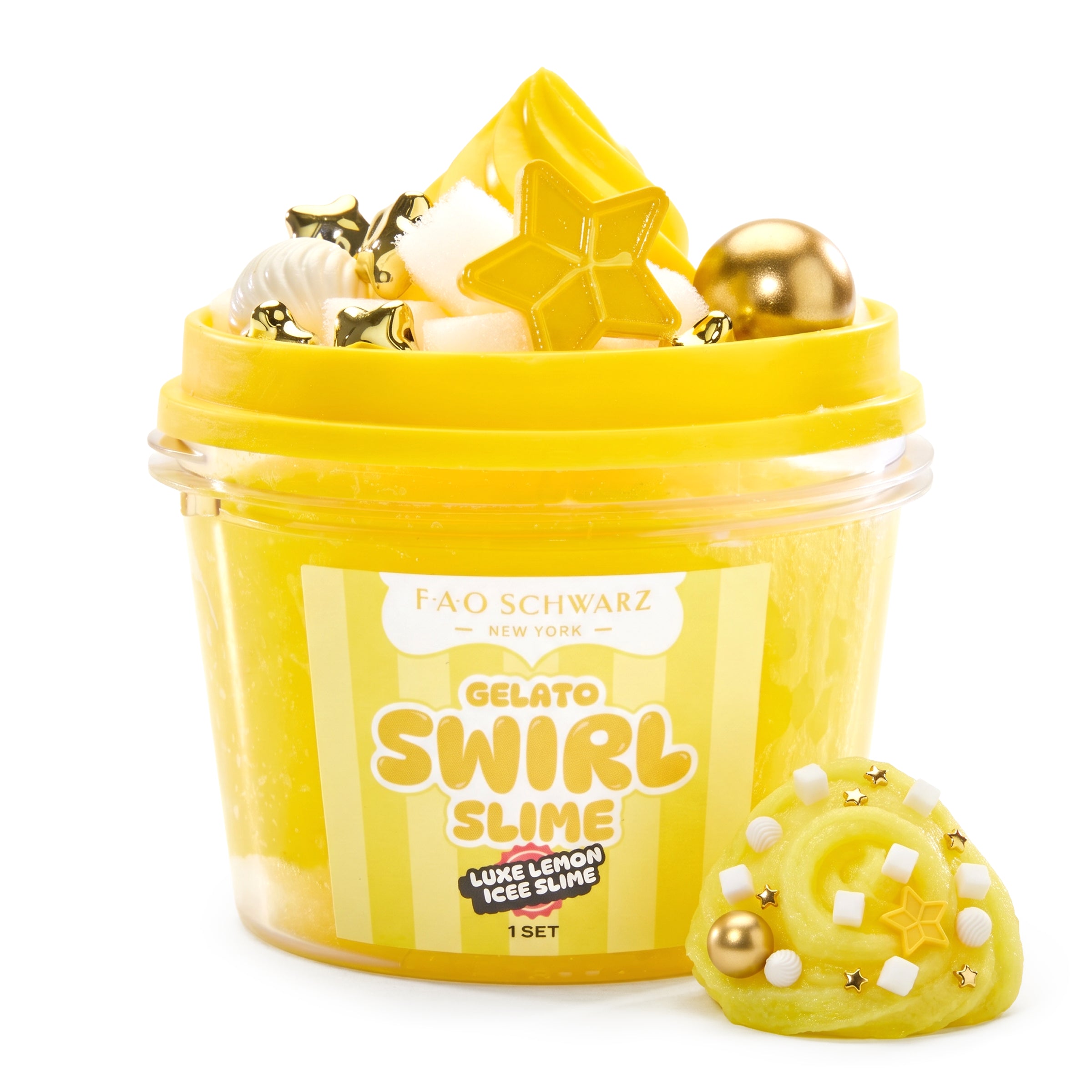Gelato Swirl Slime – Luxe Lemon Icee Slime