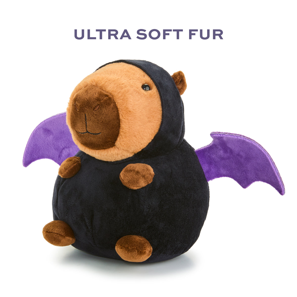 Capy Halloween 8” Capybara Bat Plush