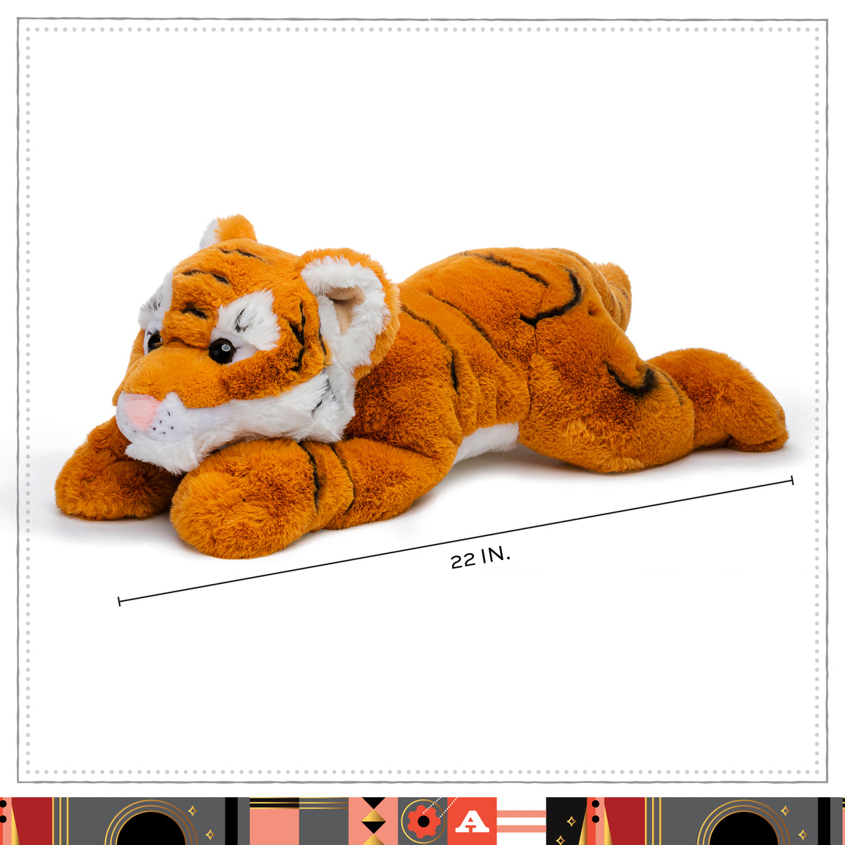 FAO Schwarz - 22" Adopt A Wild Pal Endangered Plush Tiger - Plush