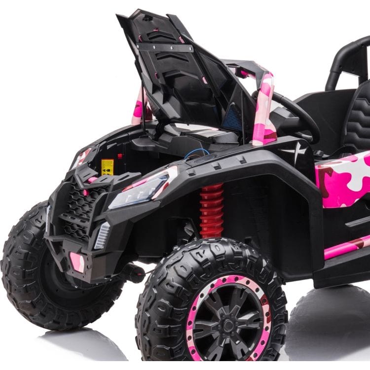 Freddo - 24V 4x4 Freddo Dune Buggy Buccaneer 2 Seater Ride on - Pink - Outdoor