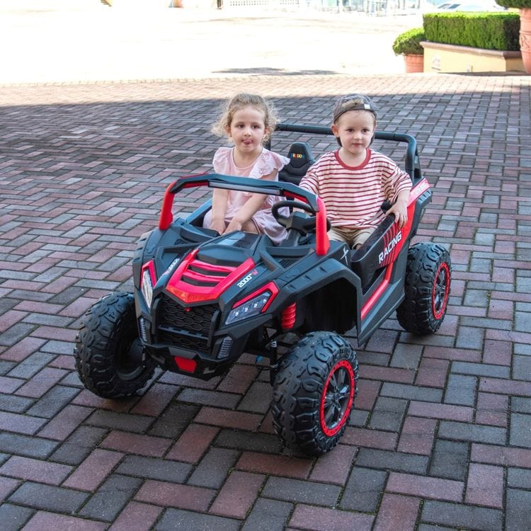 Freddo - 24V 4x4 Freddo Dune Buggy Buccaneer 2 Seater Ride on - Red - Outdoor