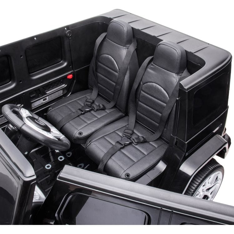 Freddo - 24V 4x4 Mercedes Benz G63 AMG 2 Seater Ride On Car - Black - Outdoor