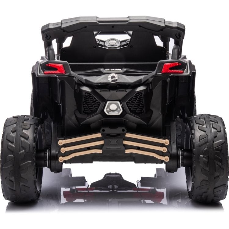 Freddo - 24V Can Am Maverick 1-Seater UTV Ride On - Khaki - Outdoor