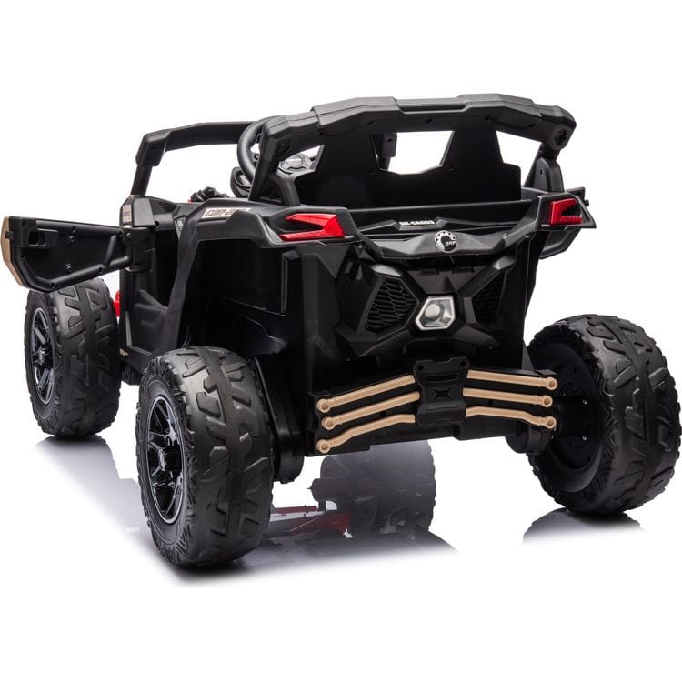 Freddo - 24V Can Am Maverick 1-Seater UTV Ride On - Khaki - Outdoor