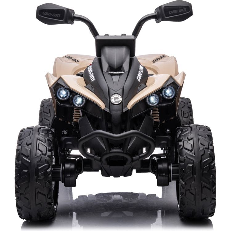 Freddo - 24V Can Am Renegade 1-Seater ATV Ride On - Khaki - Outdoor
