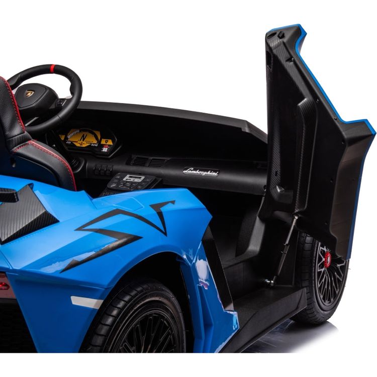 Freddo - 24V Lamborghini Aventador 2 Seater Ride on Car - Blue - Outdoor