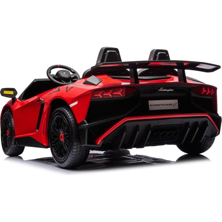 Freddo - 24V Lamborghini Aventador 2 Seater Ride on Car for Kids - Red - Outdoor
