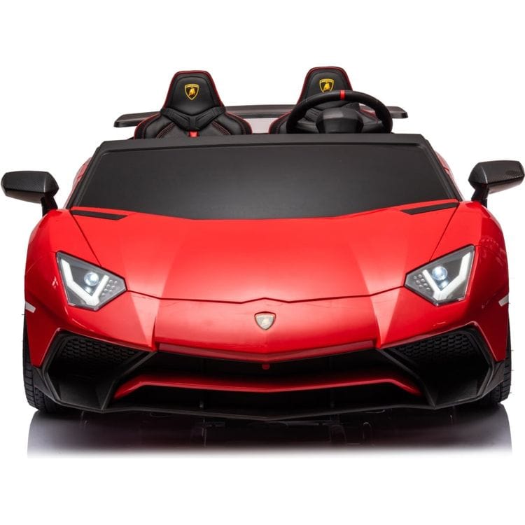 Freddo - 24V Lamborghini Aventador 2 Seater Ride on Car for Kids - Red - Outdoor