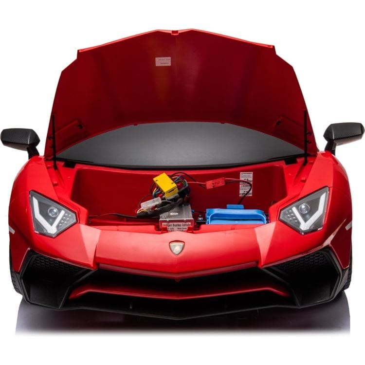 Freddo - 24V Lamborghini Aventador 2 Seater Ride on Car for Kids - Red - Outdoor