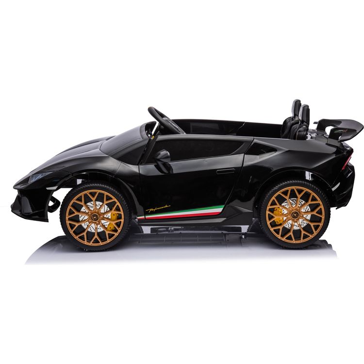 Freddo - 24V Lamborghini Huracan 2-Seater Electric Ride On - Black - Outdoor
