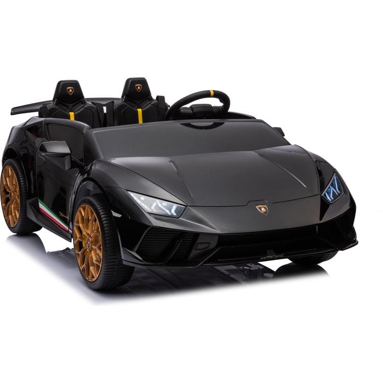 Freddo - 24V Lamborghini Huracan 2-Seater Electric Ride On - Black - Outdoor