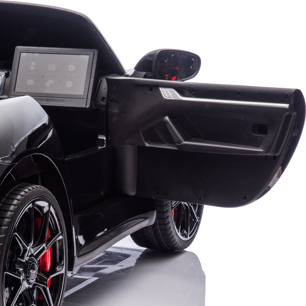 Freddo - 24V Porsche 911 GT3 2-Seater Kids Ride-On Car with Remote Control - Black - Outdoor