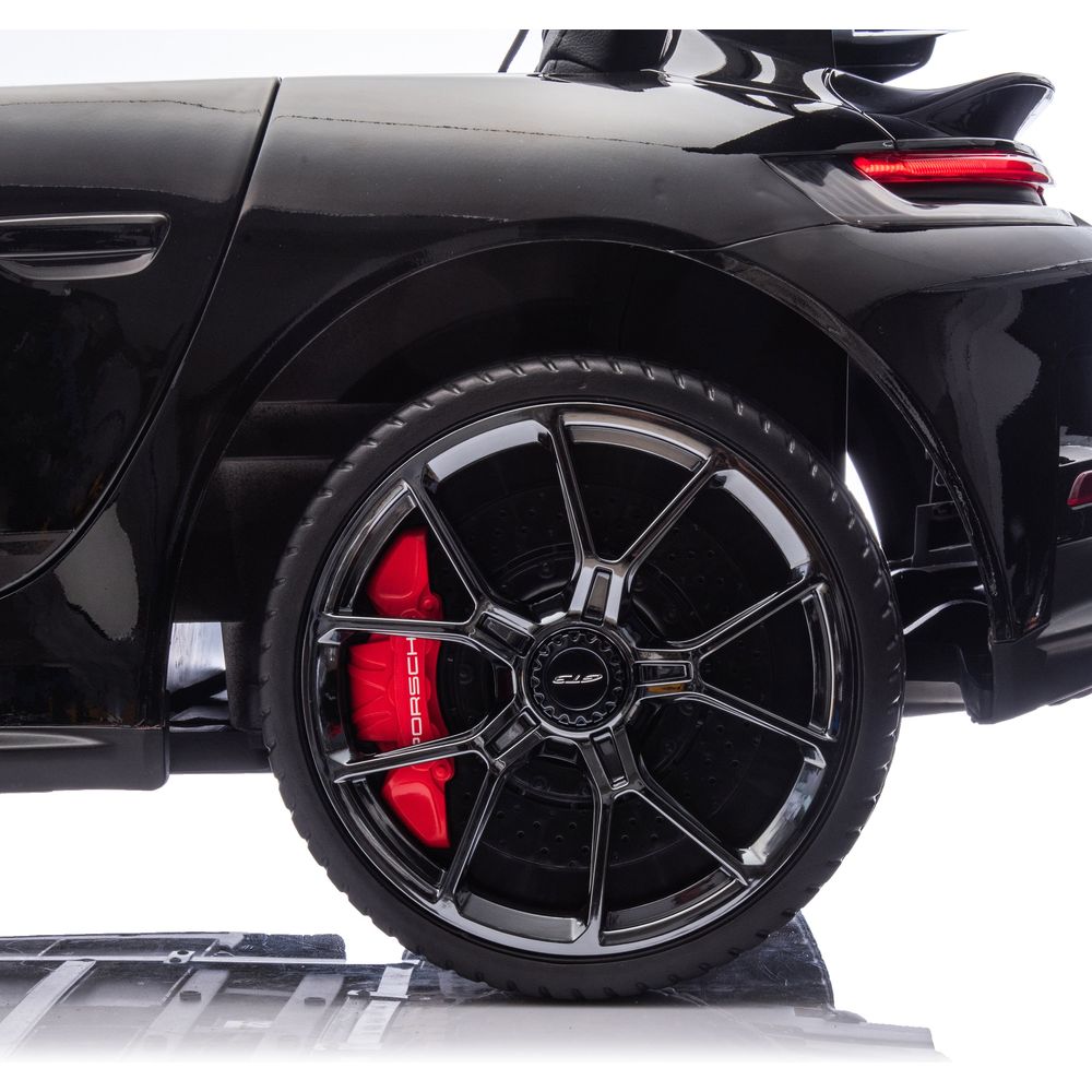 Freddo - 24V Porsche 911 GT3 2-Seater Kids Ride-On Car with Remote Control - Black - Outdoor