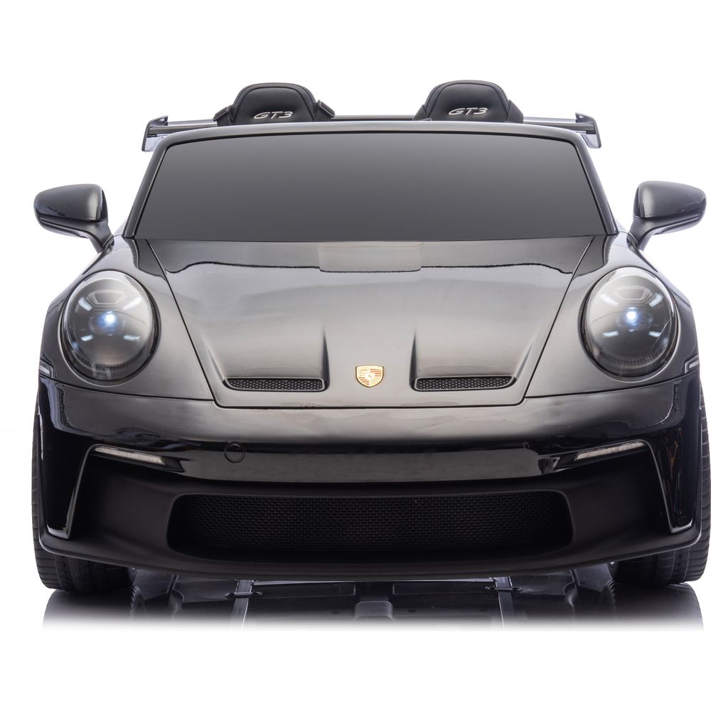Freddo - 24V Porsche 911 GT3 2-Seater Kids Ride-On Car with Remote Control - Black - Outdoor