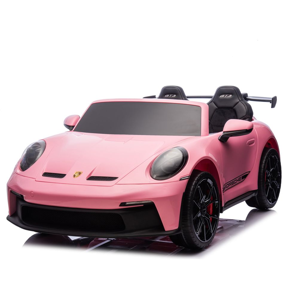 Freddo - 24V Porsche 911 GT3 2-Seater Kids Ride-On Car with Remote Control - Pink - Outdoor