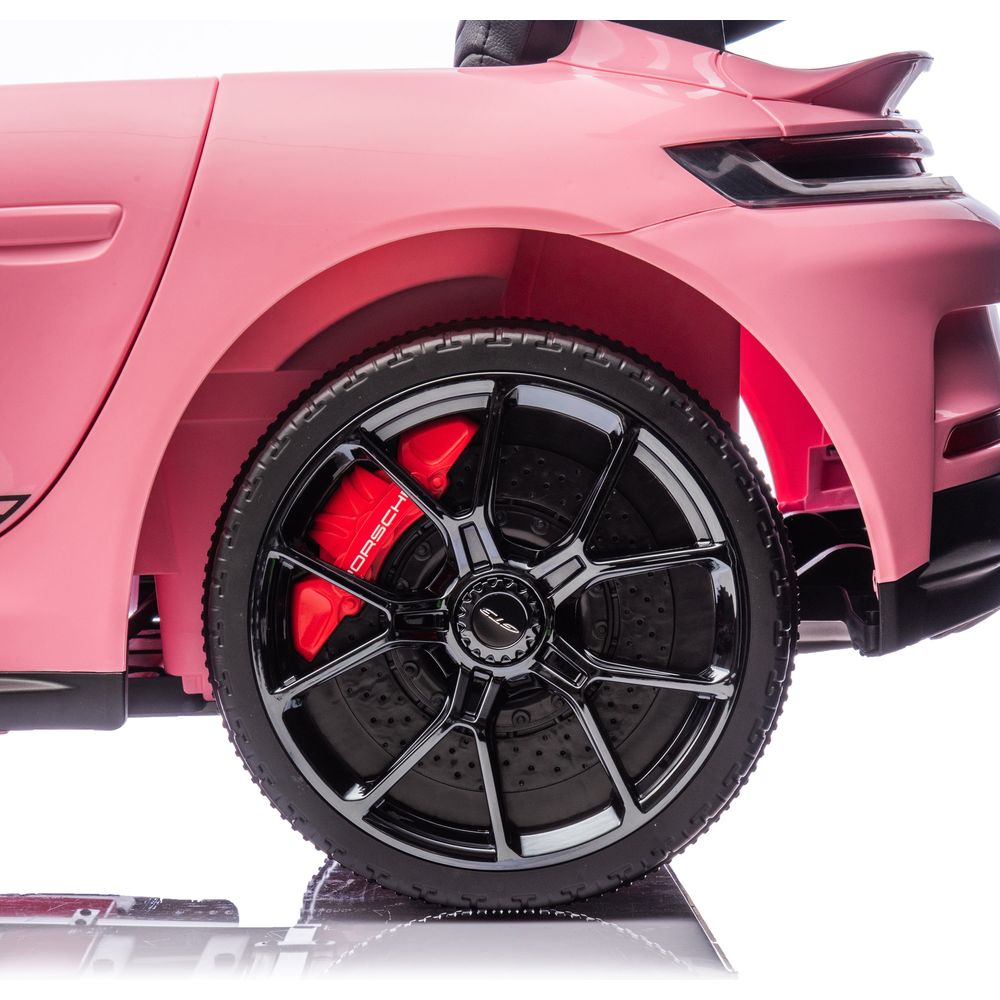 Freddo - 24V Porsche 911 GT3 2-Seater Kids Ride-On Car with Remote Control - Pink - Outdoor