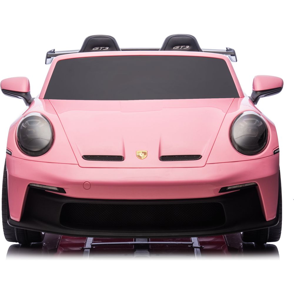 Freddo - 24V Porsche 911 GT3 2-Seater Kids Ride-On Car with Remote Control - Pink - Outdoor