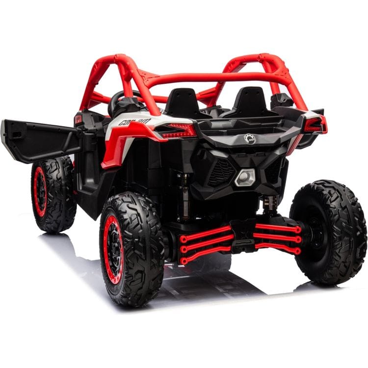 Freddo - 2x24V 4x4 Can Am Maverick 2 Seater Ride on UTV - Red - Outdoor