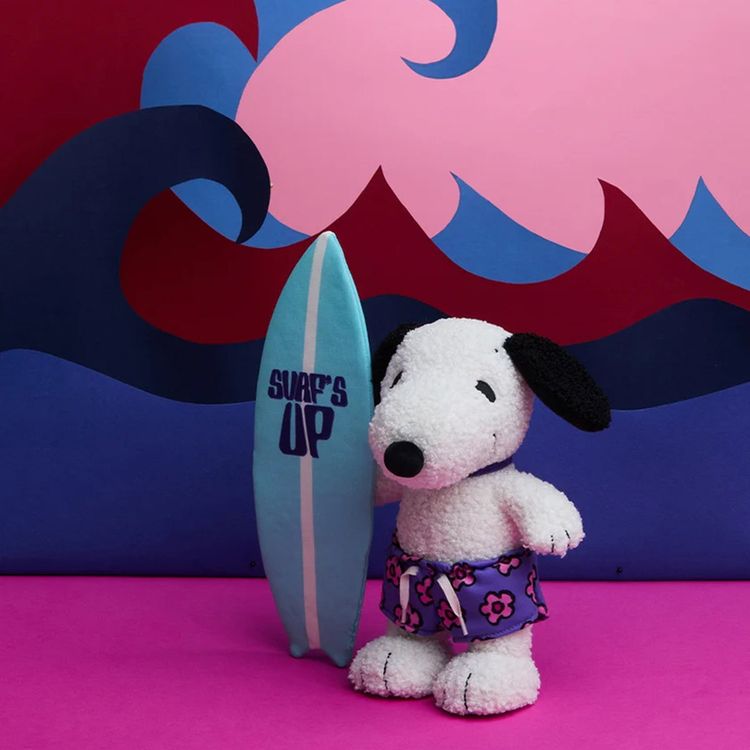Snoopy Surf Dog Plush - 8.5"